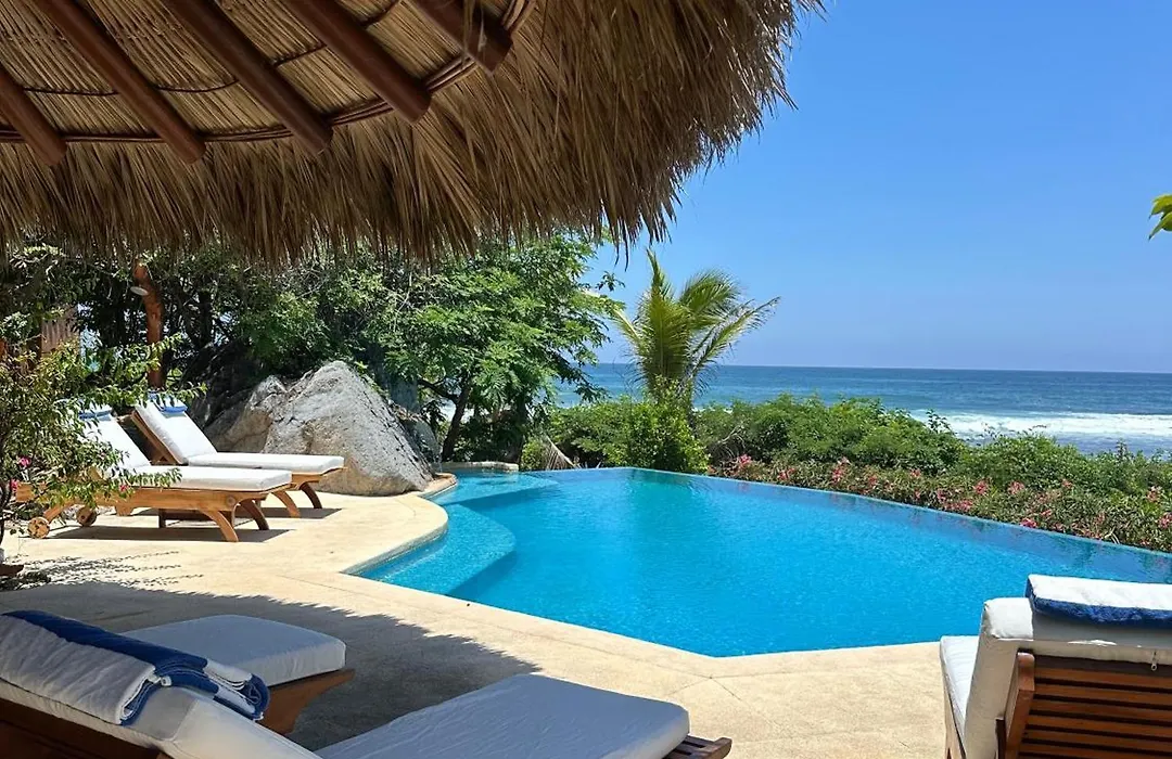 Casamar, Beach Front Estate On Troncones Point-1