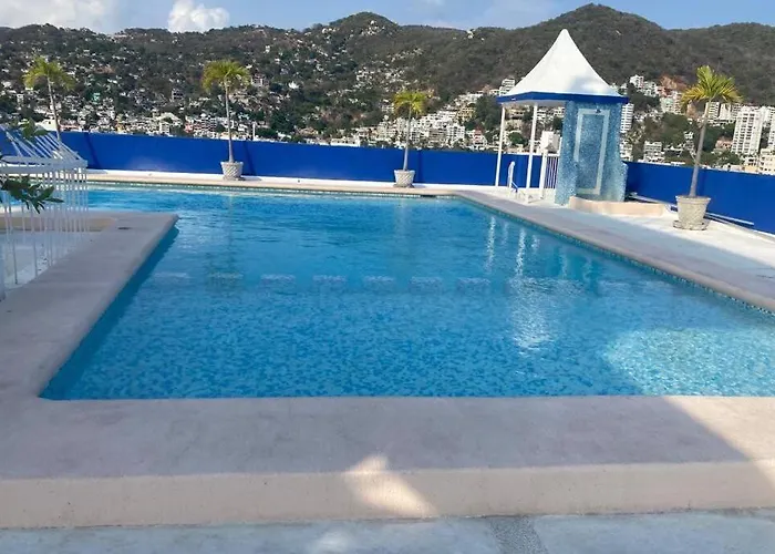 Pet friendly T2 Depto Advance Acapulco C Alberca Increible Apartment