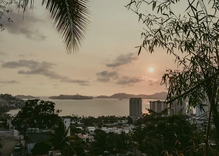 Pet friendly Hermoso Departamento Estilo Nautico Con Vista A La Bahia De Acapulco